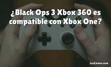 ¿Black Ops 3 Xbox 360 es compatible con Xbox One?