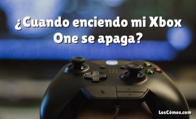 ¿Cuando enciendo mi Xbox One se apaga?