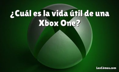 ¿Cuál es la vida útil de una Xbox One?