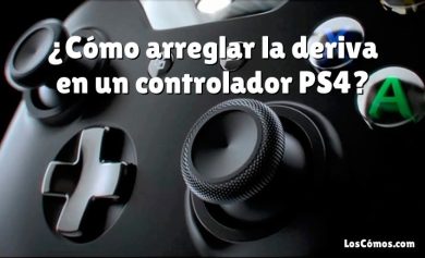 ¿Cómo arreglar la deriva en un controlador PS4?