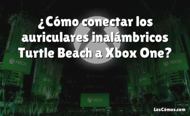 ¿Cómo conectar los auriculares inalámbricos Turtle Beach a Xbox One?