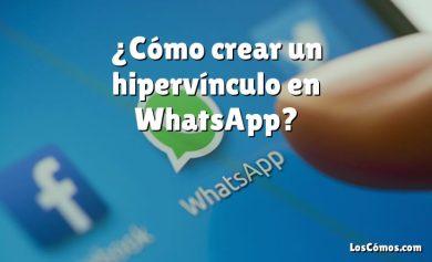 ¿Cómo crear un hipervínculo en WhatsApp?