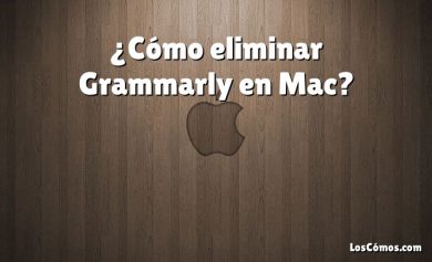 ¿Cómo eliminar Grammarly en Mac?