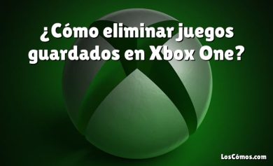 ¿Cómo eliminar juegos guardados en Xbox One?