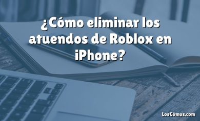 ¿Cómo eliminar los atuendos de Roblox en iPhone?