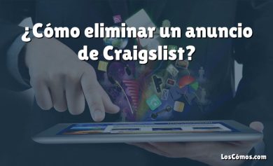 ¿Cómo eliminar un anuncio de Craigslist?