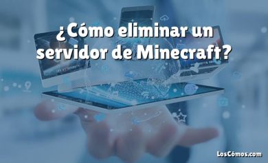 ¿Cómo eliminar un servidor de Minecraft?