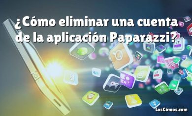 ¿Cómo eliminar una cuenta de la aplicación Paparazzi?