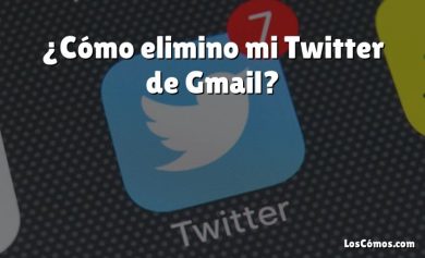 ¿Cómo elimino mi Twitter de Gmail?