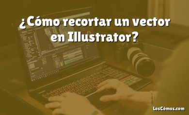 ¿Cómo recortar un vector en Illustrator?