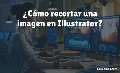 ¿Cómo recortar una imagen en Illustrator?