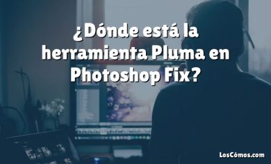 ¿Dónde está la herramienta Pluma en Photoshop Fix?