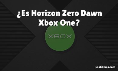 ¿Es Horizon Zero Dawn Xbox One?