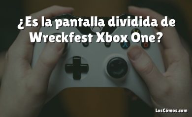 ¿Es la pantalla dividida de Wreckfest Xbox One?