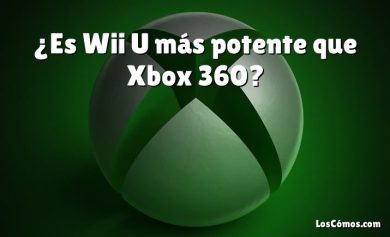 ¿Es Wii U más potente que Xbox 360?