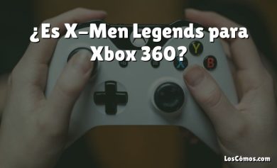 ¿Es X-Men Legends para Xbox 360?