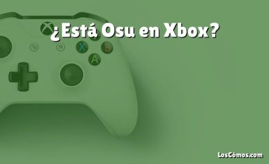 ¿Está Osu en Xbox?