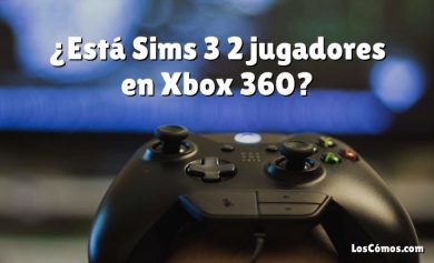 ¿Está Sims 3 2 jugadores en Xbox 360?