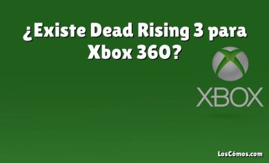 ¿Existe Dead Rising 3 para Xbox 360?