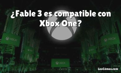 ¿Fable 3 es compatible con Xbox One?