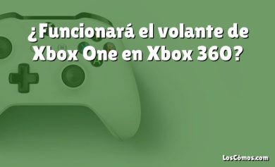 ¿Funcionará el volante de Xbox One en Xbox 360?