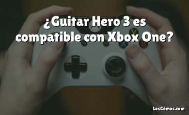 ¿Guitar Hero 3 es compatible con Xbox One?