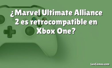 ¿Marvel Ultimate Alliance 2 es retrocompatible en Xbox One?