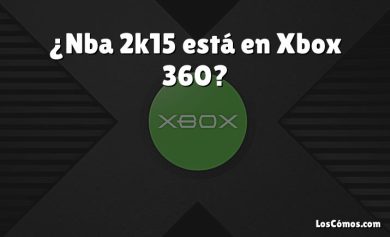 ¿Nba 2k15 está en Xbox 360?