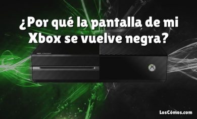 ¿Por qué la pantalla de mi Xbox se vuelve negra?