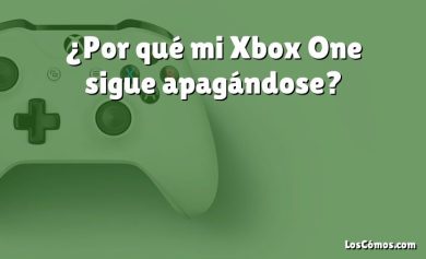 ¿Por qué mi Xbox One sigue apagándose?