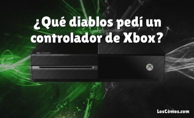 ¿Qué diablos pedí un controlador de Xbox?