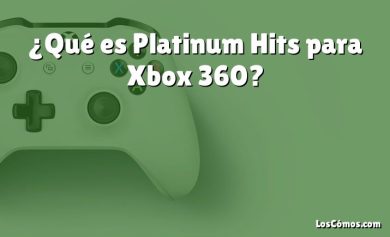 ¿Qué es Platinum Hits para Xbox 360?