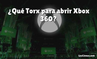 ¿Qué Torx para abrir Xbox 360?