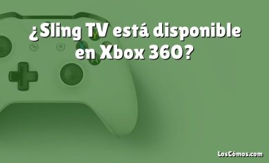 ¿Sling TV está disponible en Xbox 360?