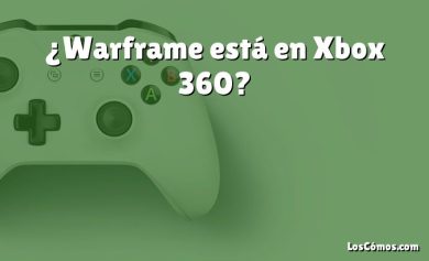¿Warframe está en Xbox 360?