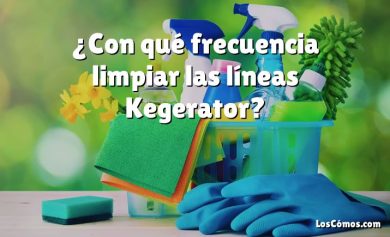 ¿Con qué frecuencia limpiar las líneas Kegerator?