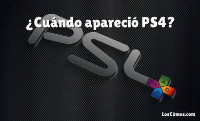 ¿Cuándo apareció PS4?