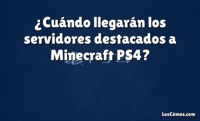 ¿Cuándo llegarán los servidores destacados a Minecraft PS4?