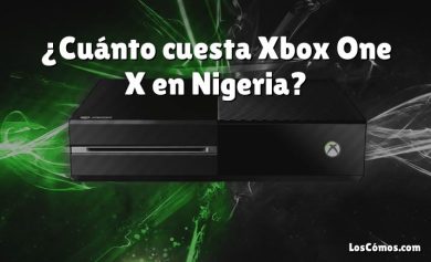 ¿Cuánto cuesta Xbox One X en Nigeria?