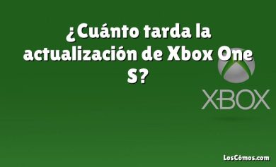 ¿Cuánto tarda la actualización de Xbox One S?