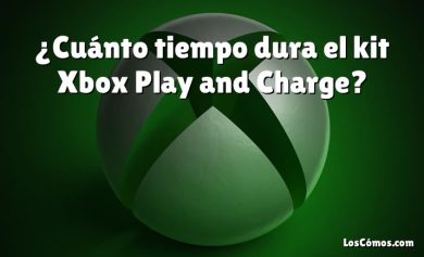 ¿Cuánto tiempo dura el kit Xbox Play and Charge?