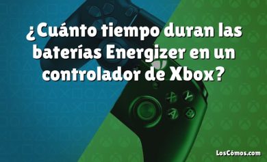 ¿Cuánto tiempo duran las baterías Energizer en un controlador de Xbox?