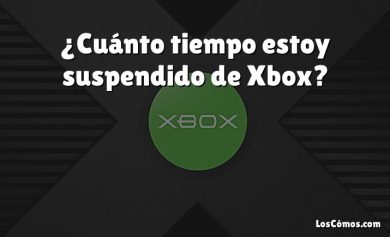 ¿Cuánto tiempo estoy suspendido de Xbox?