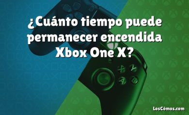 ¿Cuánto tiempo puede permanecer encendida Xbox One X?