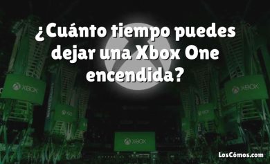 ¿Cuánto tiempo puedes dejar una Xbox One encendida?