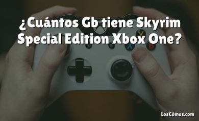 ¿Cuántos Gb tiene Skyrim Special Edition Xbox One?