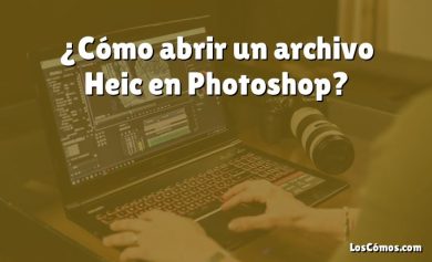 ¿Cómo abrir un archivo Heic en Photoshop?