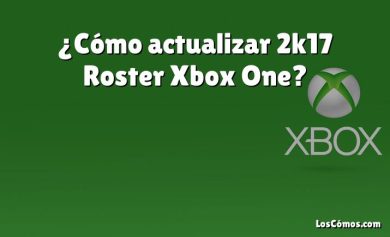 ¿Cómo actualizar 2k17 Roster Xbox One?