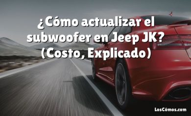 ¿Cómo actualizar el subwoofer en Jeep JK?  (Costo, Explicado)