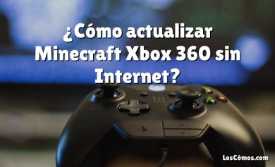 ¿Cómo actualizar Minecraft Xbox 360 sin Internet?